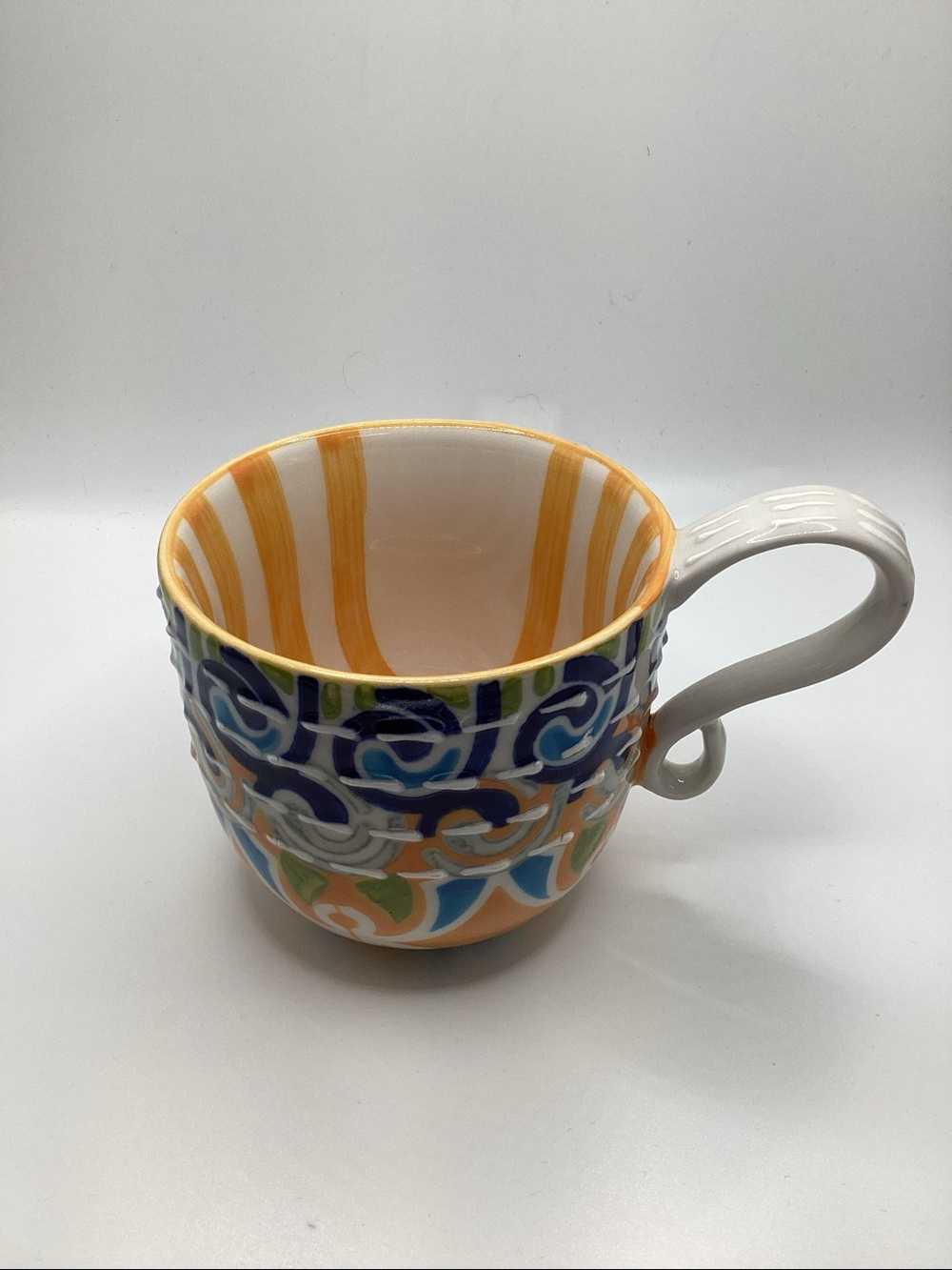 ANTHROPOLOGIE Kantha Stitched Mug - Picture 3 of 4